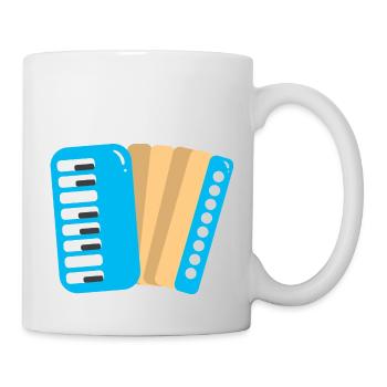 Accordéon - Mug blanc - blanc - Droite