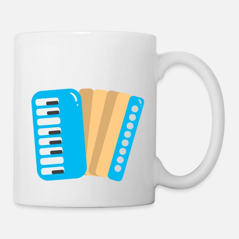 Akkordeon - Tasse - Weiß