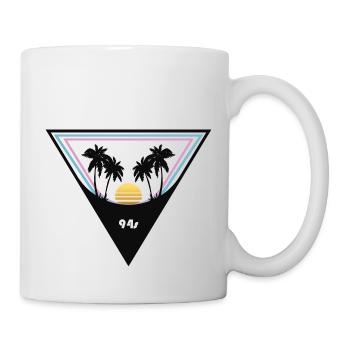 Retro - Tasse - Weiß - Rechts