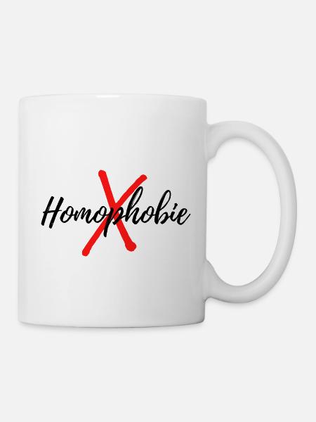 Gegen Hompphobie - Tasse - Weiß