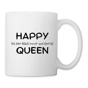 Happy Queen - Tasse - Weiß - Rechts