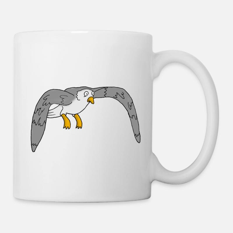 Möwe - Tasse - Weiß