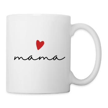 mama T-shirt, a gift for women and men - Mug - white - Right