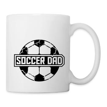 Sports Logo Soccer Papa - Mug blanc - blanc - Droite