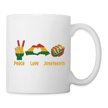 Juneteenth Black History Day Pride Gift - Mug - white - Right