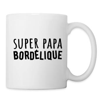 Super Papa bordélique - Mug blanc - blanc - Droite