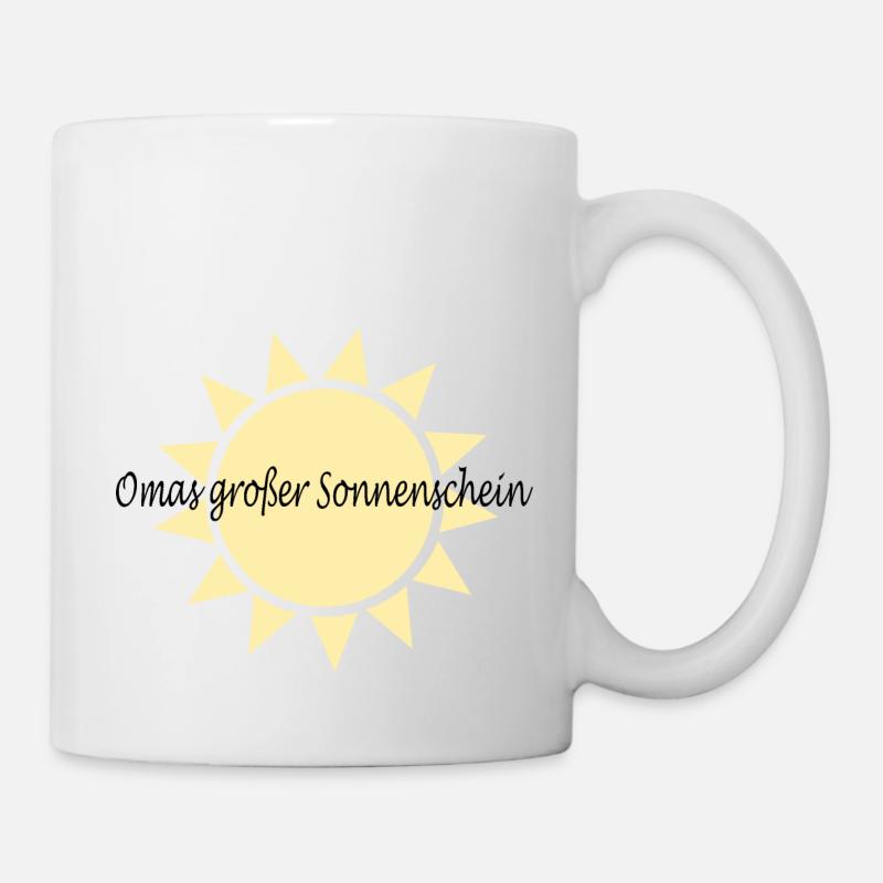 Omas großer Sonnenschein - Tasse - Weiß