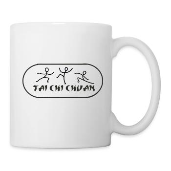 taichi chuan mouvement des 3 formes - Mug blanc - blanc - Droite