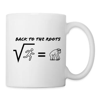 Back to the roots - Tasse - Weiß - Rechts
