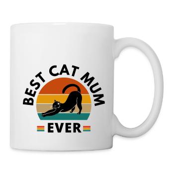 BEST CAT MUM EVER - Mug - white - Right