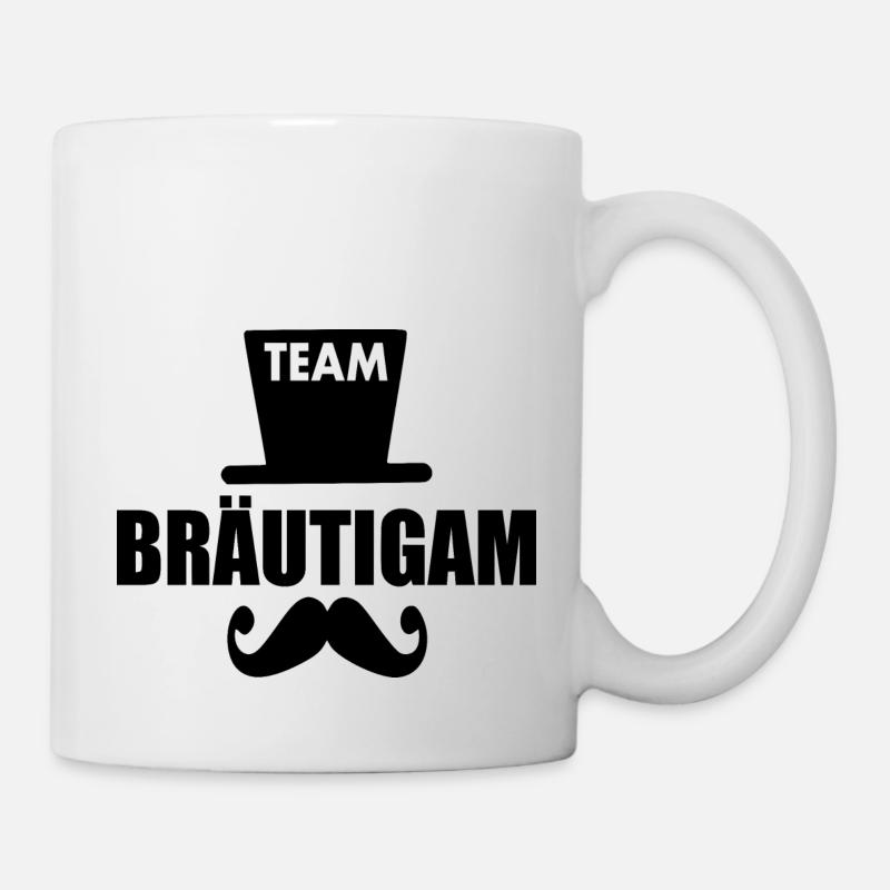 Team bräutigam - Tasse - Weiß