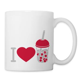 Heart love Bubble Tea - Mug - white - Right