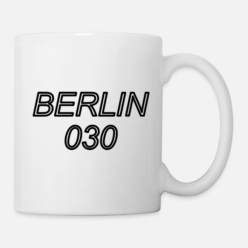 BERLIN 030 - Tasse - Weiß