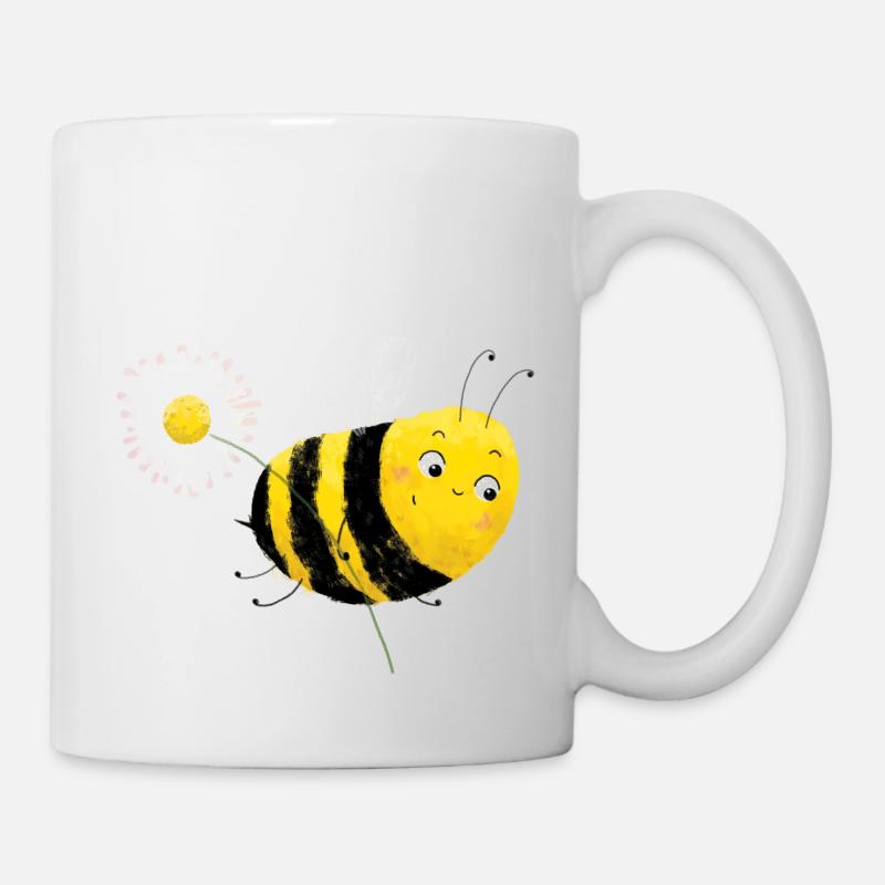 Biene Paula - Tasse - Weiß