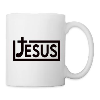 Jesus Kreuz Christentum - Tasse - Weiß - Rechts