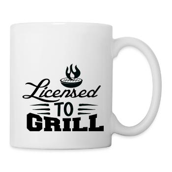 Licensed To Grill - Mug - white - Right