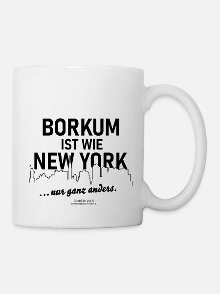 Borkum - Tasse - Weiß