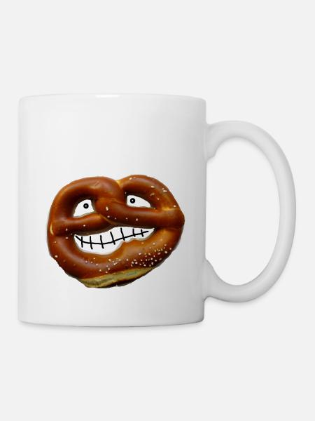 TOMZOFF Pretzel - Tasse - Weiß