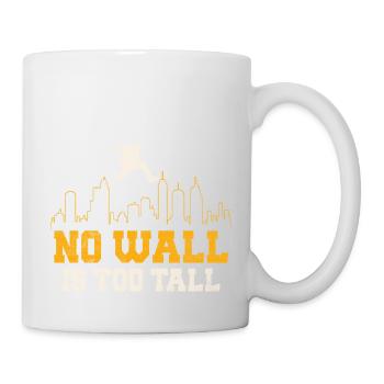 Aucun mur n’est trop grand Parkour Traceur - Mug blanc - blanc - Droite