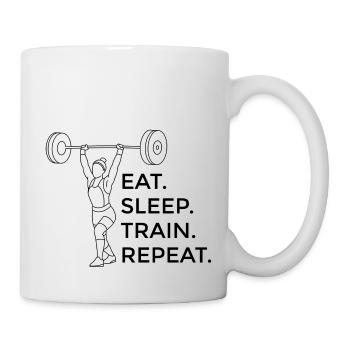 Strength Training Fitness Bodybuilder Muscle Athletes - Mug - white - Right