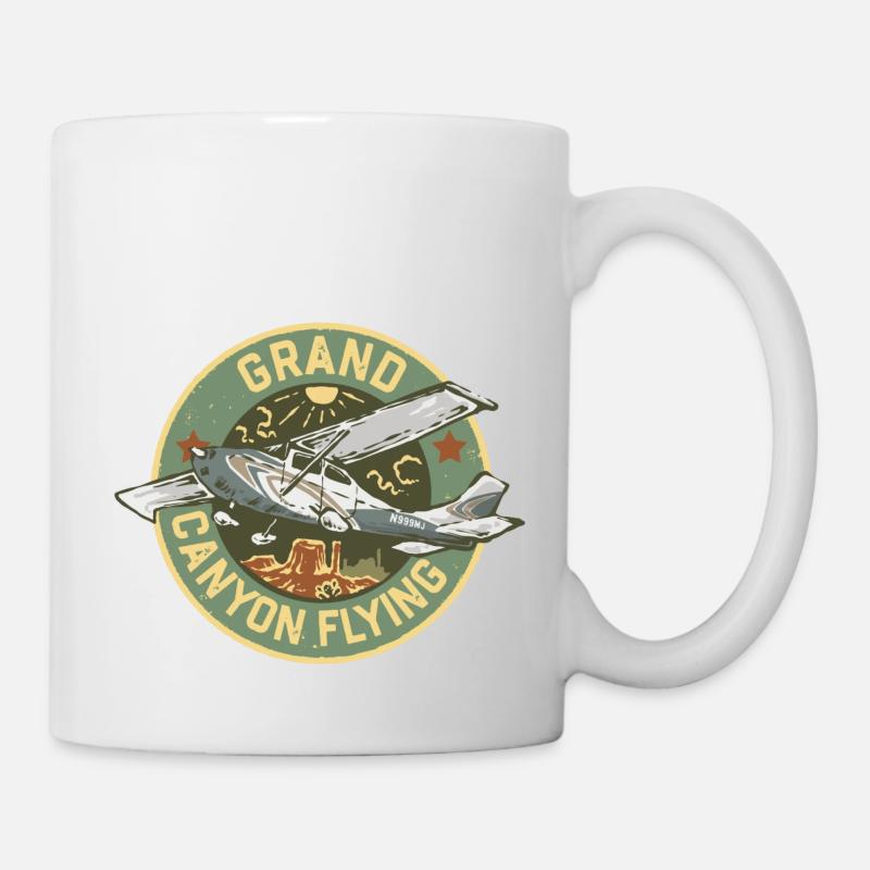 Grand Canyon Flying - Tasse - Weiß