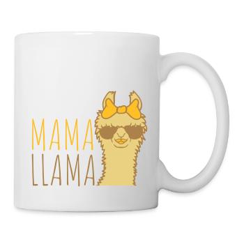 Lunettes de soleil Mrs Mama Llama - Mug blanc - blanc - Droite