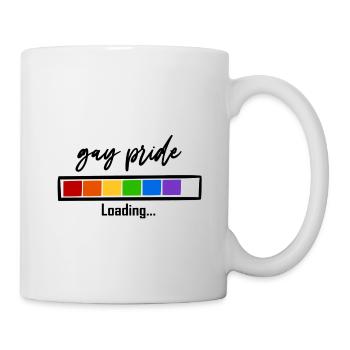 Gay Pride LGBT Pride Rainbow Gay Festival - Mug - white - Right