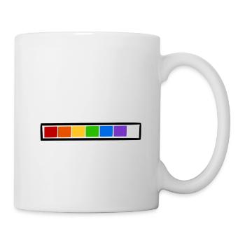 Gay Pride LGBT Pride Rainbow Gay Festival - Mug - white - Right