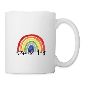 Choose Joy Vintage Love Rainbow - Mug - white - Right