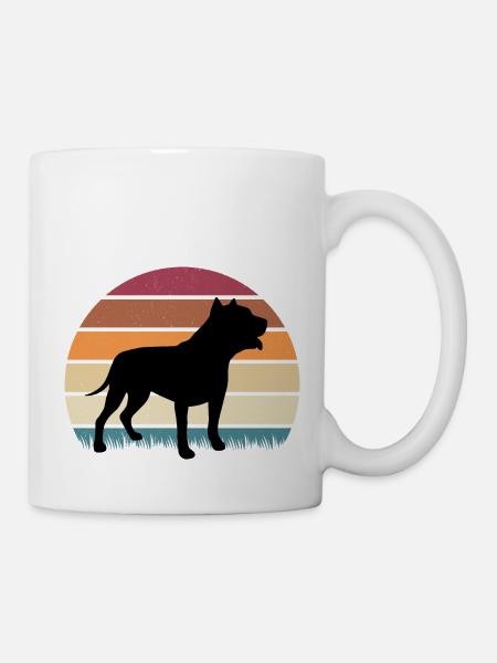 American Pit Bull Terrier Vintage Premium - Mug blanc - blanc