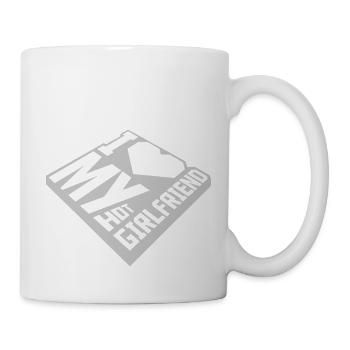 J’aime ma petite amie - Mug blanc - blanc - Droite
