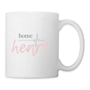 Meine Heimat ist mein Herz - Tasse - Weiß - Rechts