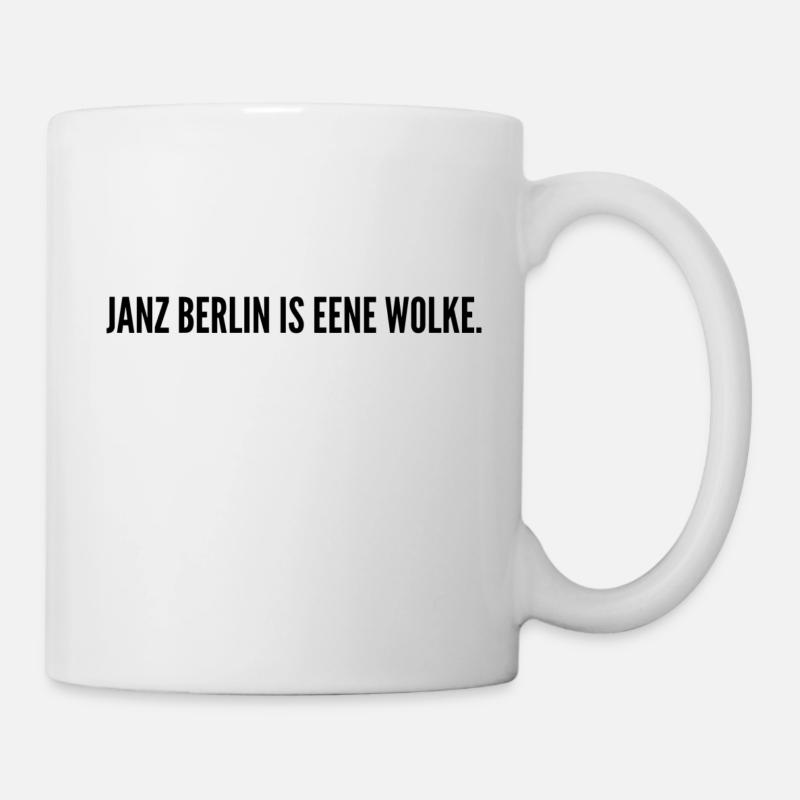 Berliner Schnauze - Tasse - Weiß