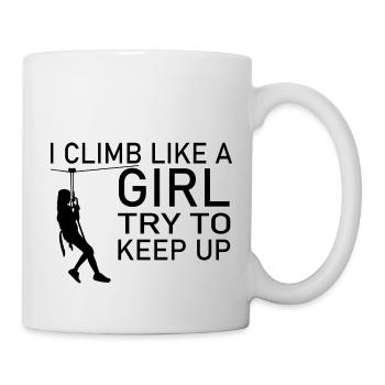 climbing - Mug - white - Right