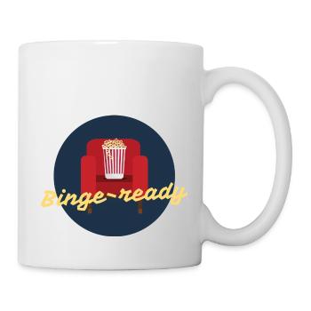 binge ready - Tasse - Weiß - Rechts