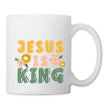 Jesus is King Jesus ist König - Tasse - Weiß - Rechts
