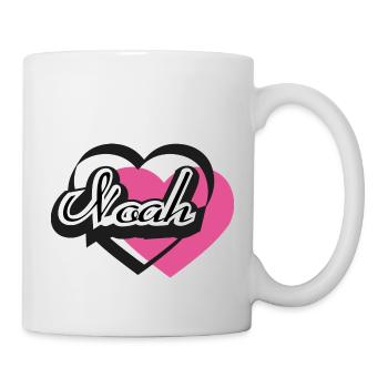 Name Noah - Tasse - Weiß - Rechts