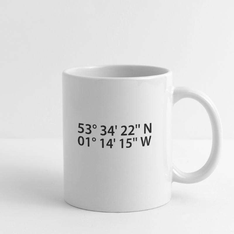 Middlesbrough coordinates Mug