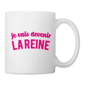 Femme future mariée - Mug blanc - blanc - Droite