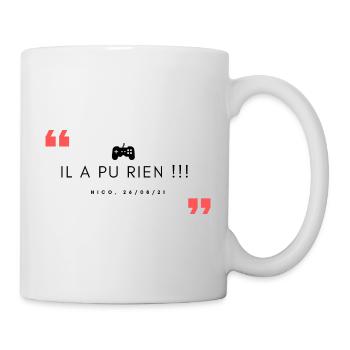 Cadeau gamer Nico geek jeux vidéos - Mug blanc - blanc - Droite