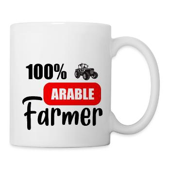 agriculture arable - Mug blanc - blanc - Droite