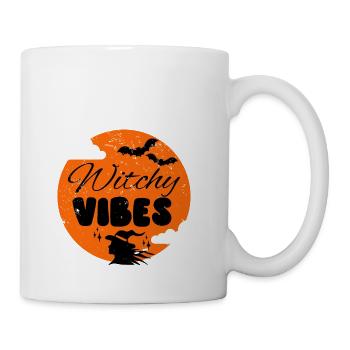 Witchy vibes halloween - Mug - white - Right