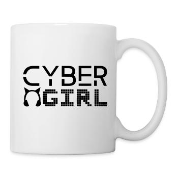 Cyber-Mädchen - Tasse - Weiß - Rechts