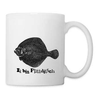 ik bün plattdütsch - Tasse - Weiß - Rechts