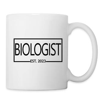 Biologist Est. 2023 Graduation Biology Student - Mug - white - Right