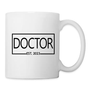 Doctor Est. 2023 Graduated Doctor Student Gift - Mug - white - Right