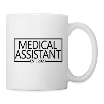 Assistant médical Est. 2023 Soins de santé diplômés - Mug blanc - blanc - Droite