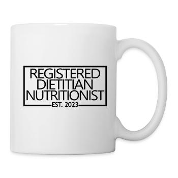 Diététiste Nutritionniste Est. 2023 - Mug blanc - blanc - Droite