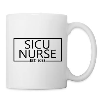 SICU Nurse Est. 2023 Diplômée en soins infirmiers - Mug blanc - blanc - Droite