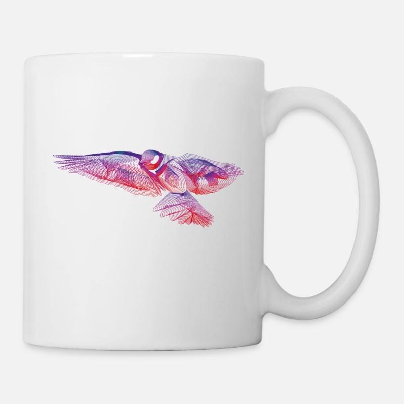Oiseau - Mug blanc - blanc